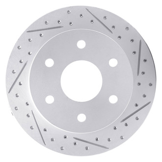 DFC® - Drilled and Slotted Front Passenger Side Brake Rotor