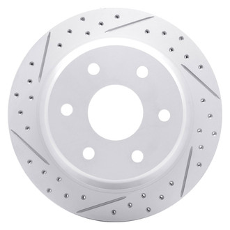 DFC® - Drilled and Slotted Rear Driver Side Brake Rotor