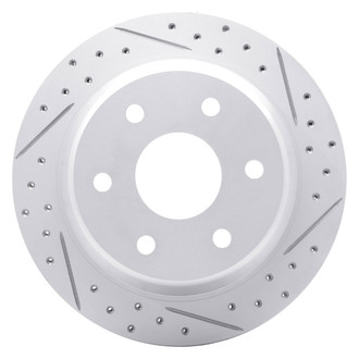 DFC® - Drilled and Slotted Rear Passenger Side Brake Rotor