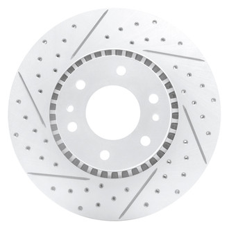 DFC® - Drilled and Slotted Front Driver Side Brake Rotor