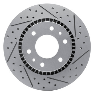 DFC® - Drilled and Slotted Front Passenger Side Brake Rotor