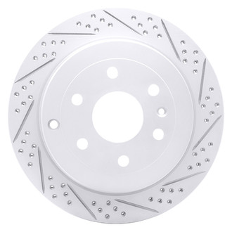 DFC® - Drilled and Slotted Rear Passenger Side Brake Rotor
