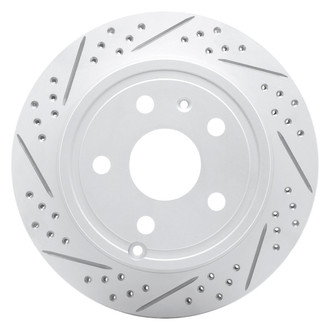 DFC® - Drilled and Slotted Rear Driver Side Brake Rotor