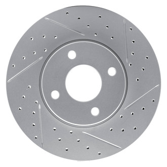 DFC® - Drilled and Slotted Front Passenger Side Brake Rotor