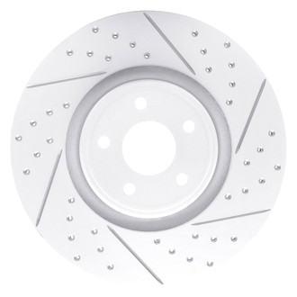 DFC® - Drilled and Slotted Front Passenger Side Brake Rotor