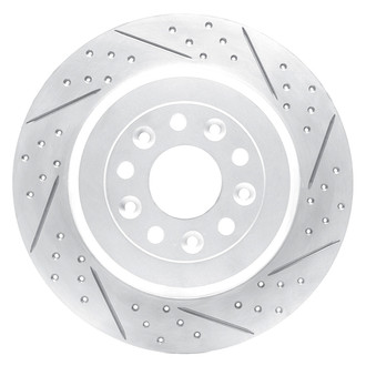 DFC® - Drilled and Slotted Rear Passenger Side Brake Rotor
