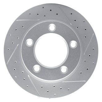 DFC® - Drilled and Slotted Front Passenger Side Brake Rotor