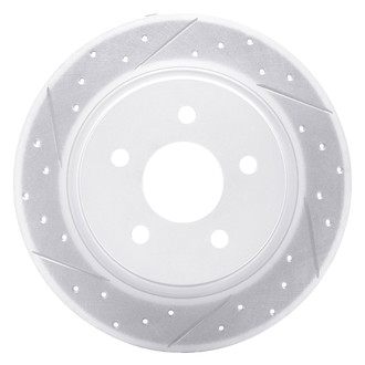 DFC® - Drilled and Slotted Rear Driver Side Brake Rotor