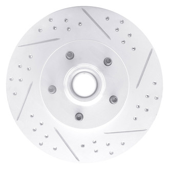DFC® - Drilled and Slotted Front Passenger Side Brake Rotor