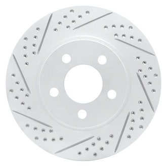 DFC® - Drilled and Slotted Front Driver Side Brake Rotor