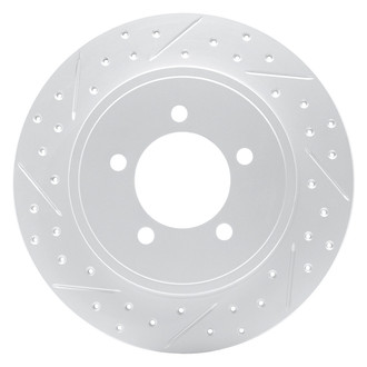 DFC® - Drilled and Slotted Rear Driver Side Brake Rotor