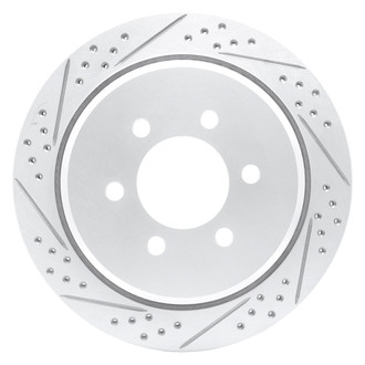 DFC® - Drilled and Slotted Rear Driver Side Brake Rotor