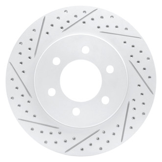 DFC® - Drilled and Slotted Front Driver Side Brake Rotor