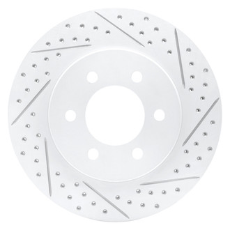 DFC® - Drilled and Slotted Front Passenger Side Brake Rotor