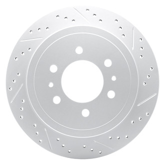 DFC® - Drilled and Slotted Rear Passenger Side Brake Rotor