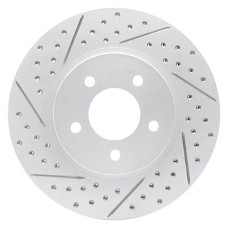 DFC® - Drilled and Slotted Front Driver Side Brake Rotor