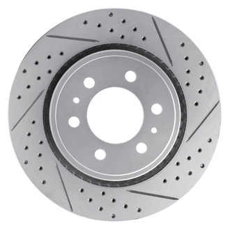 DFC® - Drilled and Slotted Front Passenger Side Brake Rotor