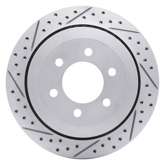 DFC® - Drilled and Slotted Rear Driver Side Brake Rotor