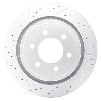 DFC® - Drilled and Slotted Rear Driver Side Brake Rotor