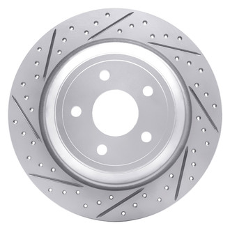 DFC® - Drilled and Slotted Rear Driver Side Brake Rotor