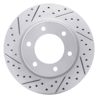 DFC® - Drilled and Slotted Front Driver Side Brake Rotor