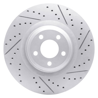 DFC® - Drilled and Slotted Front Passenger Side Brake Rotor