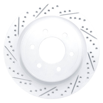 DFC® - Drilled and Slotted Rear Driver Side Brake Rotor