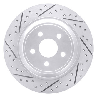 DFC® - Drilled and Slotted Rear Driver Side Brake Rotor