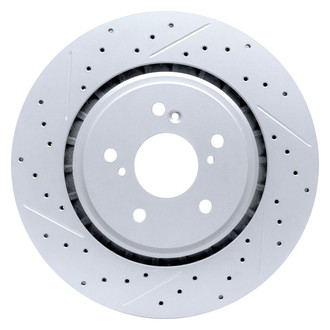 DFC® - Drilled and Slotted Front Driver Side Brake Rotor