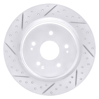 DFC® - Drilled and Slotted Rear Driver Side Brake Rotor