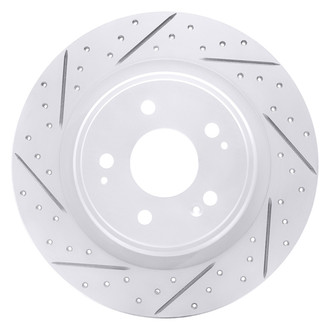 DFC® - Drilled and Slotted Rear Driver Side Brake Rotor