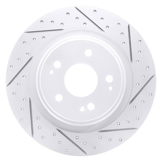DFC® - Drilled and Slotted Rear Passenger Side Brake Rotor