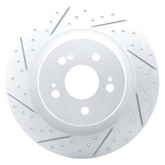 DFC® - Drilled and Slotted Rear Driver Side Brake Rotor