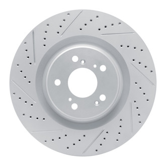 DFC® - Drilled and Slotted Front Driver Side Brake Rotor