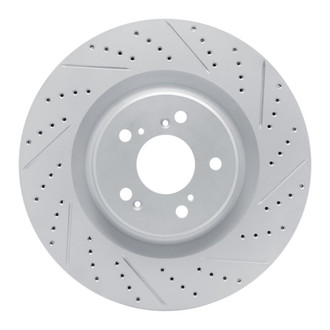 DFC® - Drilled and Slotted Front Passenger Side Brake Rotor
