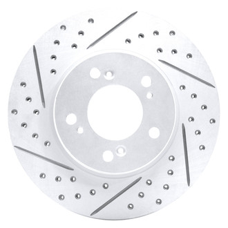 DFC® - Drilled and Slotted Front Driver Side Brake Rotor
