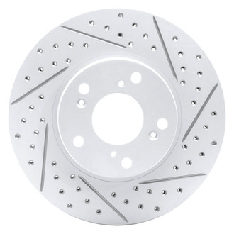 DFC® - Drilled and Slotted Front Passenger Side Brake Rotor