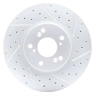 DFC® - Drilled and Slotted Front Passenger Side Brake Rotor