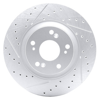 DFC® - Drilled and Slotted Front Driver Side Brake Rotor