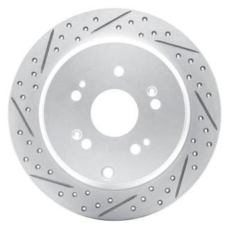 DFC® - Drilled and Slotted Rear Driver Side Brake Rotor