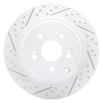 DFC® - Drilled and Slotted Rear Driver Side Brake Rotor