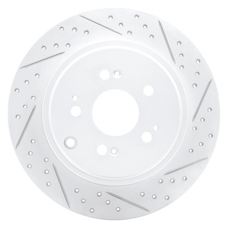 DFC® - Drilled and Slotted Rear Passenger Side Brake Rotor