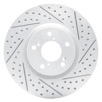 DFC® - Drilled and Slotted Front Passenger Side Brake Rotor