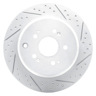DFC® - Drilled and Slotted Rear Passenger Side Brake Rotor