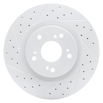 DFC® - Drilled and Slotted Front Driver Side Brake Rotor