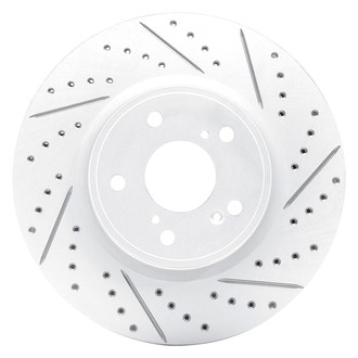 DFC® - Drilled and Slotted Front Passenger Side Brake Rotor