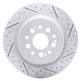 DFC® - Drilled and Slotted Rear Passenger Side Brake Rotor