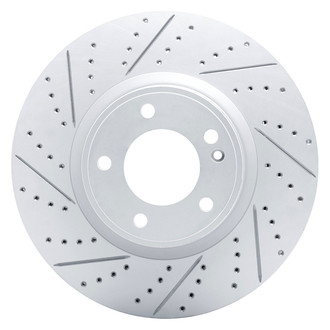 DFC® - Drilled and Slotted Front Driver Side Brake Rotor