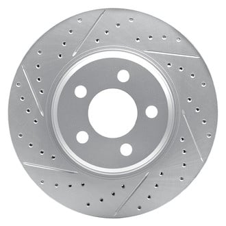 DFC® - Drilled and Slotted Rear Driver Side Brake Rotor