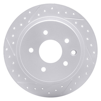 DFC® - Drilled and Slotted Rear Driver Side Brake Rotor